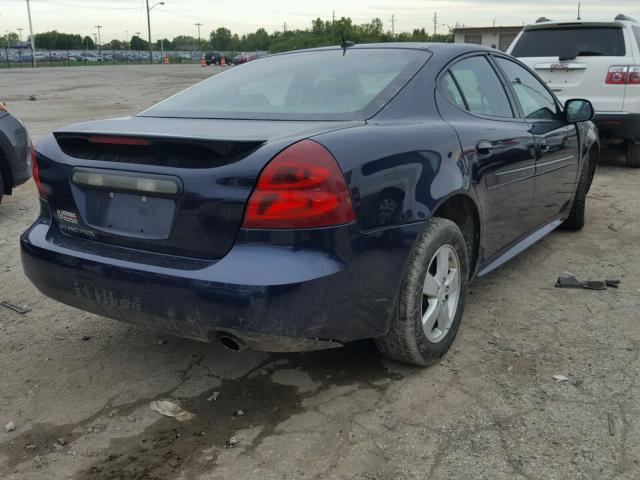 2G2WP552481166197 - 2008 PONTIAC GRAND PRIX BLUE photo 4