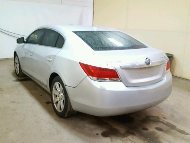 1G4GC5ED3BF191701 - 2011 BUICK LACROSSE C SILVER photo 3