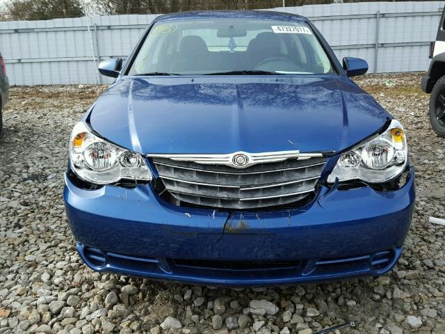 1C3CC4FB1AN100105 - 2010 CHRYSLER SEBRING TO BLUE photo 9