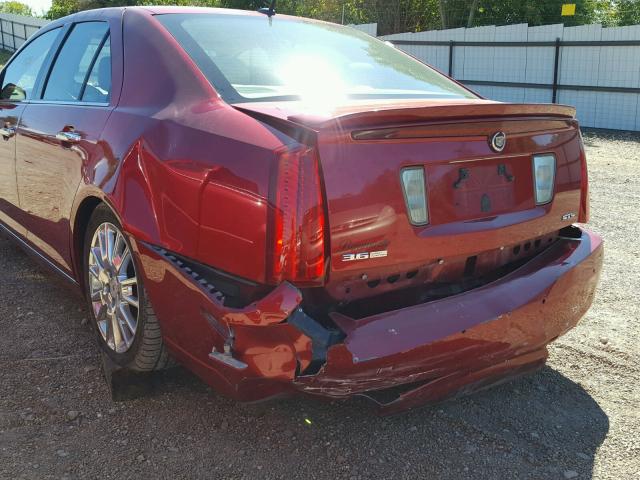 1G6DK67V680180776 - 2008 CADILLAC STS RED photo 9