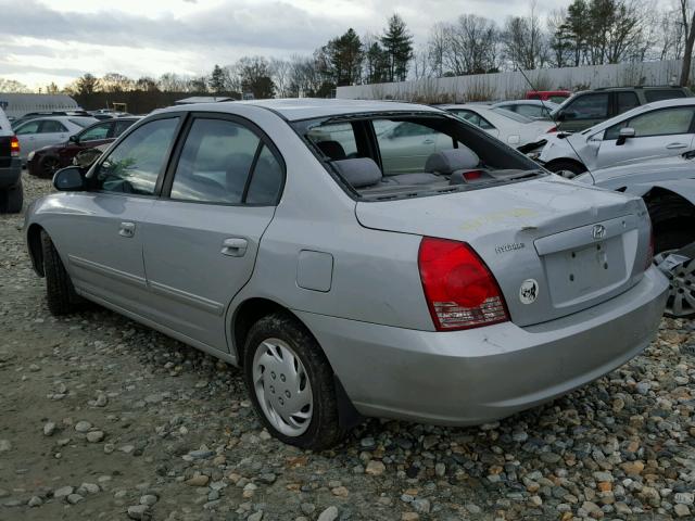 KMHDN46D25U041715 - 2005 HYUNDAI ELANTRA GL SILVER photo 3