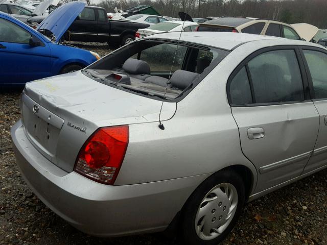 KMHDN46D25U041715 - 2005 HYUNDAI ELANTRA GL SILVER photo 9