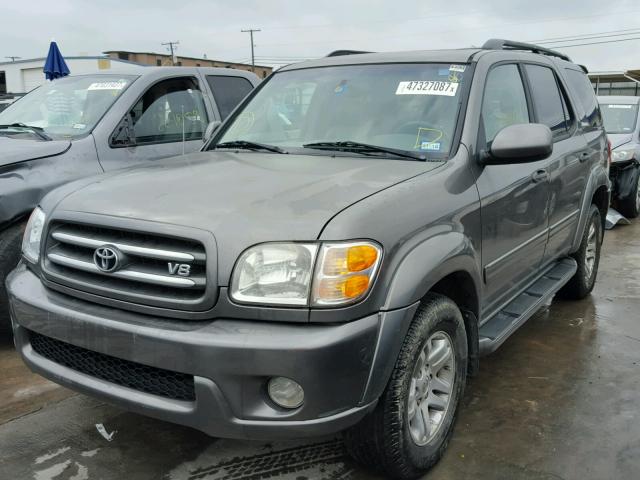 5TDBT48A54S211248 - 2004 TOYOTA SEQUOIA LI GRAY photo 2