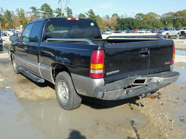 2GTEC19T5Y1239057 - 2000 GMC NEW SIERRA BLACK photo 3