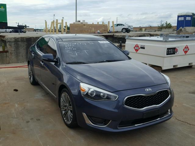 KNALN4D7XE5149536 - 2014 KIA CADENZA PR BLUE photo 9