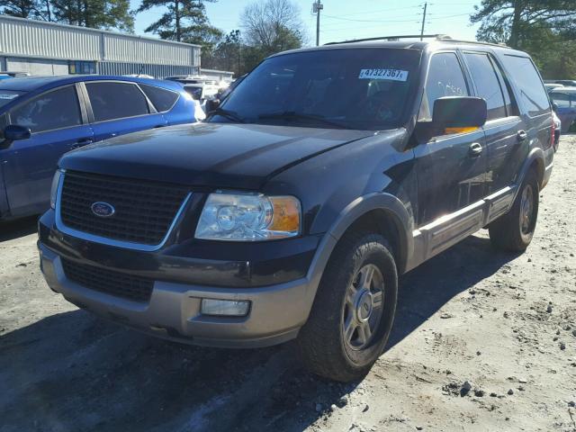 1FMRU17W53LA38317 - 2003 FORD EXPEDITION BLACK photo 2