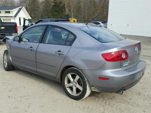 JM1BK32F151329586 - 2005 MAZDA 3 I GRAY photo 3