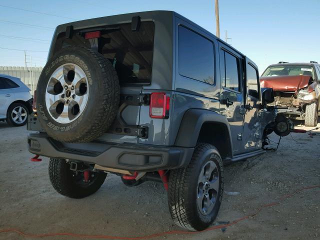 1C4HJWFG3FL697176 - 2015 JEEP WRANGLER U GRAY photo 4