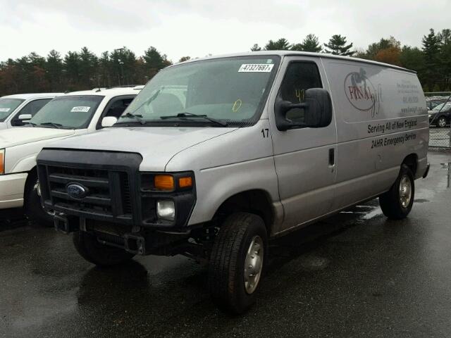 1FTNE2EW5DDB33254 - 2013 FORD ECONOLINE SILVER photo 2