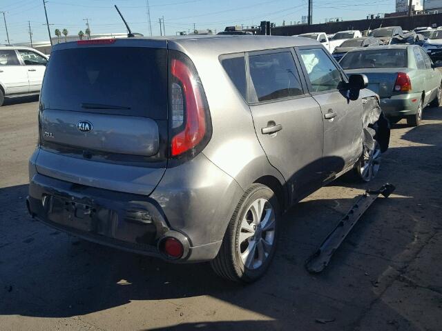 KNDJP3A51G7354493 - 2016 KIA SOUL + GRAY photo 4