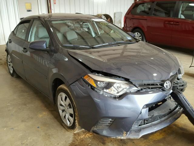 5YFBURHE8GP561385 - 2016 TOYOTA COROLLA L GRAY photo 1