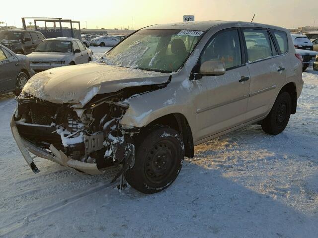 2T3ZF33V89W012372 - 2009 TOYOTA RAV4 金色 照片 2