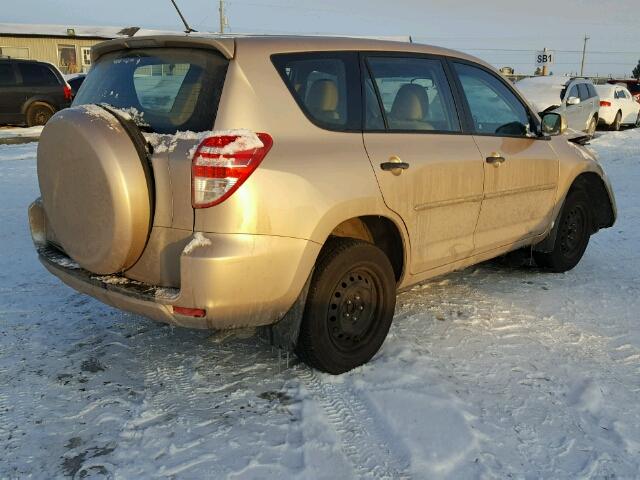 2T3ZF33V89W012372 - 2009 TOYOTA RAV4 金色 照片 4