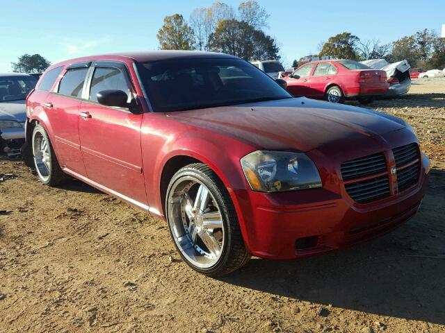 2D4FV47T76H213618 - 2006 DODGE MAGNUM SE BURGUNDY photo 1