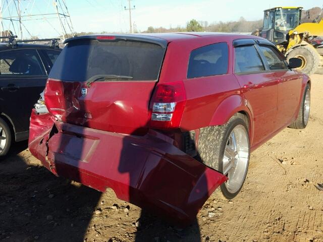 2D4FV47T76H213618 - 2006 DODGE MAGNUM SE BURGUNDY photo 4