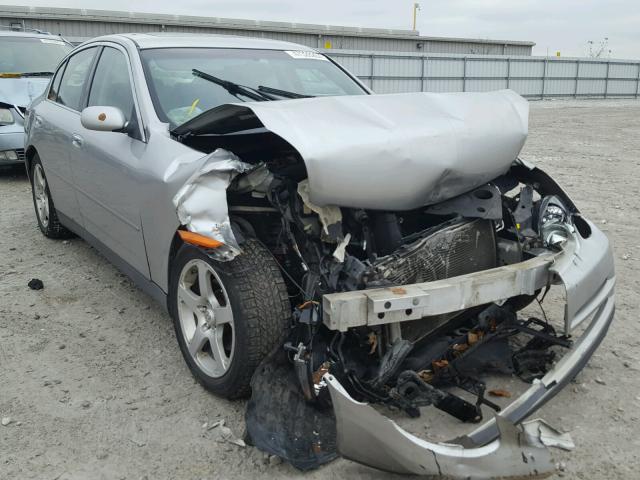 JNKCV51E64M101854 - 2004 INFINITI G35 SILVER photo 1