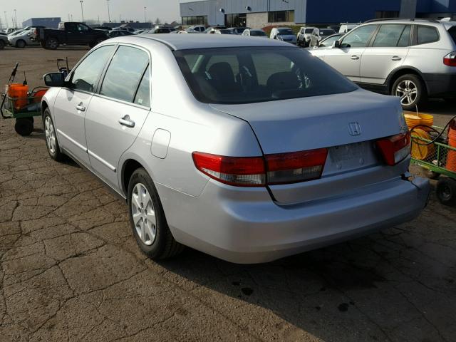 1HGCM56304A057994 - 2004 HONDA ACCORD LX SILVER photo 3