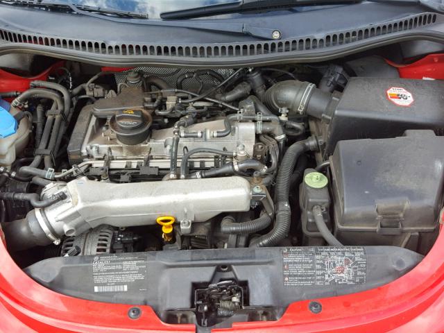 3VWCD21C63M444780 - 2003 VOLKSWAGEN NEW BEETLE 红色 照片 7