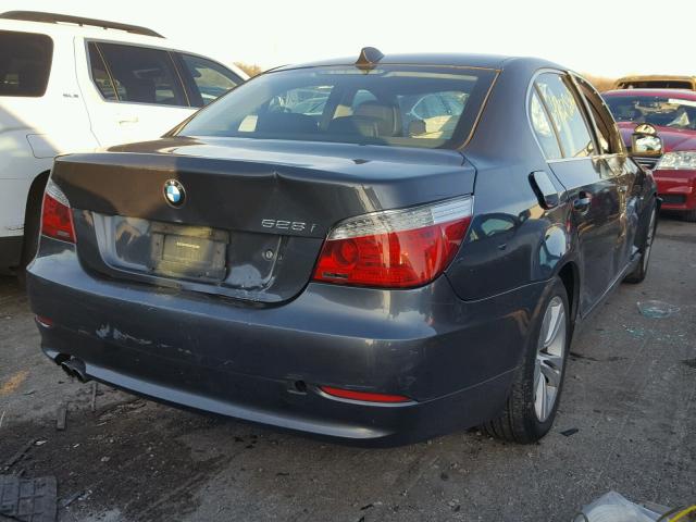 WBANU53589C118188 - 2009 BMW 528 I GRAY photo 4