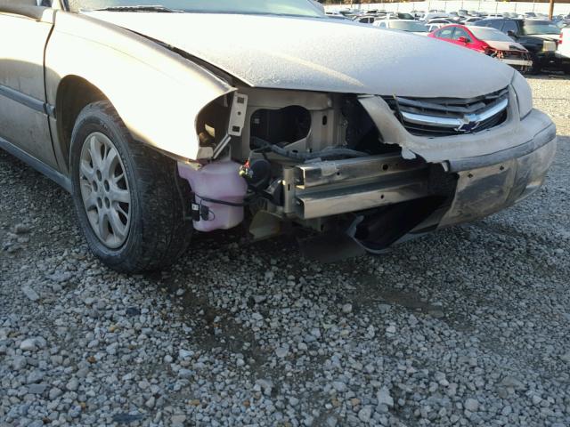 2G1WF52E639233964 - 2003 CHEVROLET IMPALA BEIGE photo 9