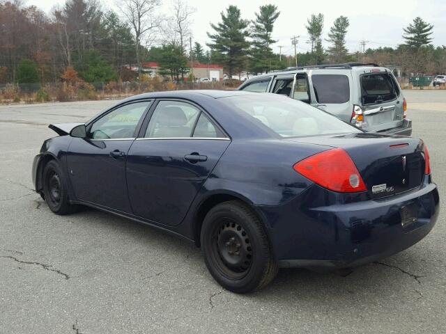 1G2ZF57B384152292 - 2008 PONTIAC G6 VALUE L BLUE photo 3