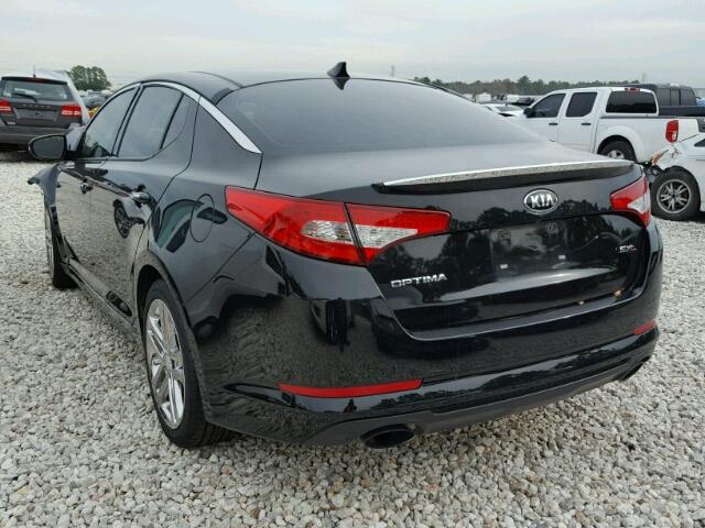 5XXGR4A68DG128134 - 2013 KIA OPTIMA SX BLACK photo 3