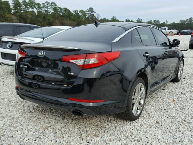 5XXGR4A68DG128134 - 2013 KIA OPTIMA SX BLACK photo 4