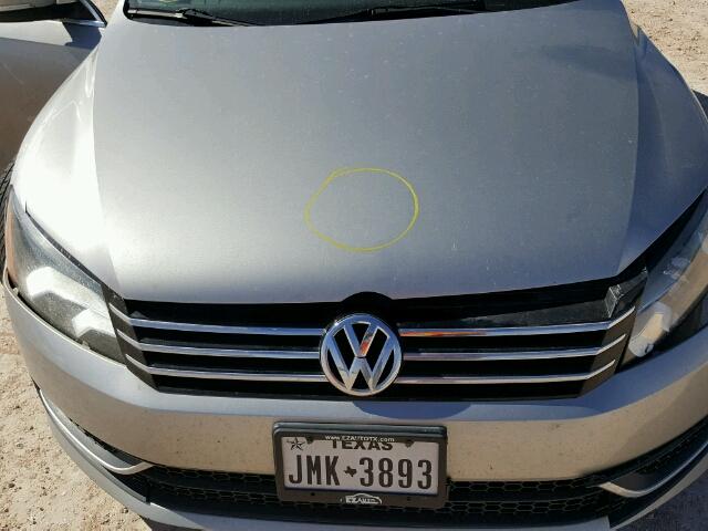 1VWBP7A37DC083840 - 2013 VOLKSWAGEN PASSAT SE SILVER photo 7