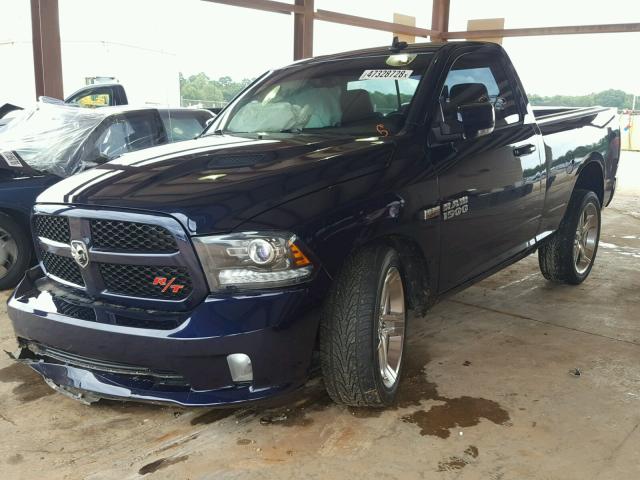 3C6JR6CT9DG508172 - 2013 RAM 1500 SPORT BLUE photo 2