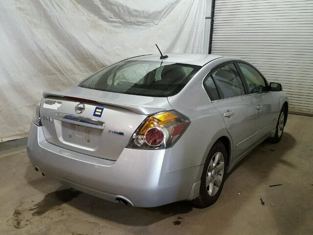 1N4CL21E09C187106 - 2009 NISSAN ALTIMA HYB SILVER photo 4