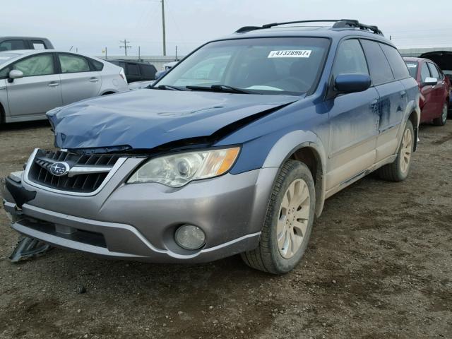 4S4BP66C397341286 - 2009 SUBARU OUTBACK 2. BLUE photo 2