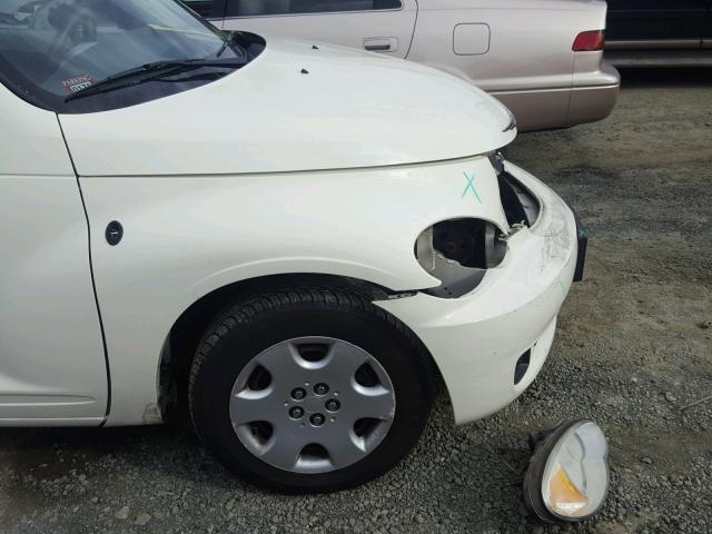 3A8FY48B78T115217 - 2008 CHRYSLER PT CRUISER WHITE photo 9