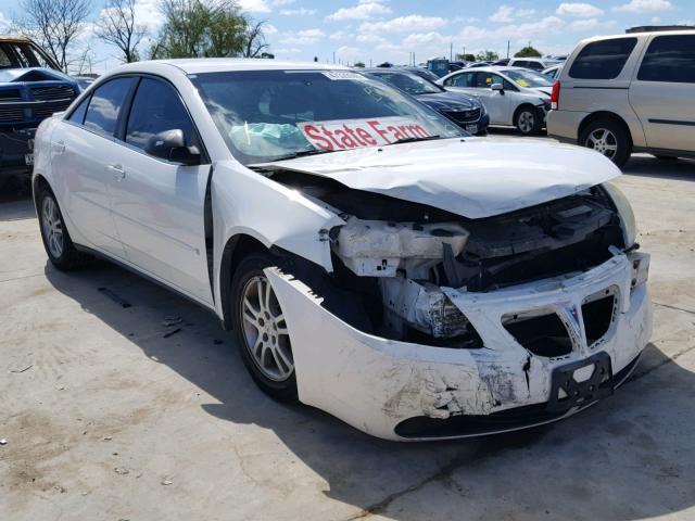 1G2ZG558364238512 - 2006 PONTIAC G6 SE1 WHITE photo 1