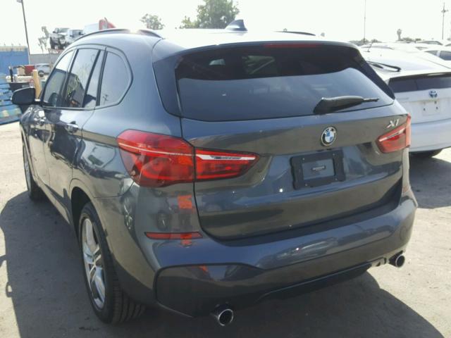 WBXHT3C39J5F91795 - 2018 BMW X1 XDRIVE2 GRAY photo 3