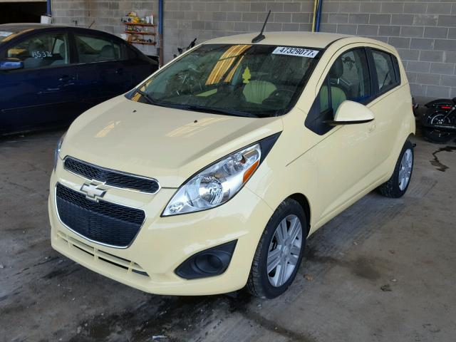 KL8CB6S97DC544305 - 2013 CHEVROLET SPARK LS YELLOW photo 2