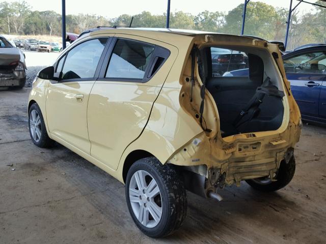 KL8CB6S97DC544305 - 2013 CHEVROLET SPARK LS YELLOW photo 3