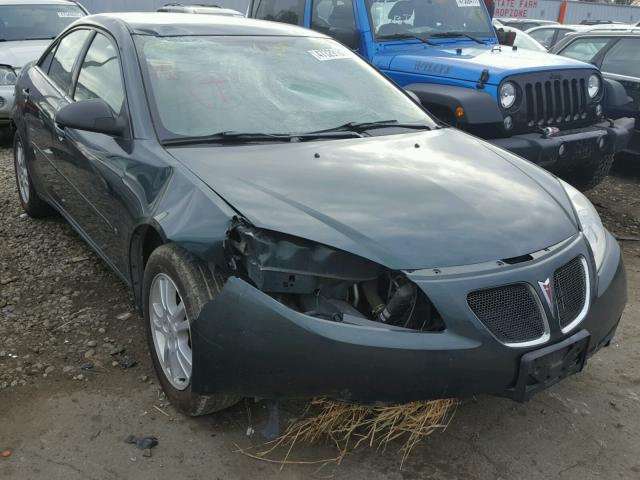 1G2ZG558X64180799 - 2006 PONTIAC G6 SE1 GREEN photo 1