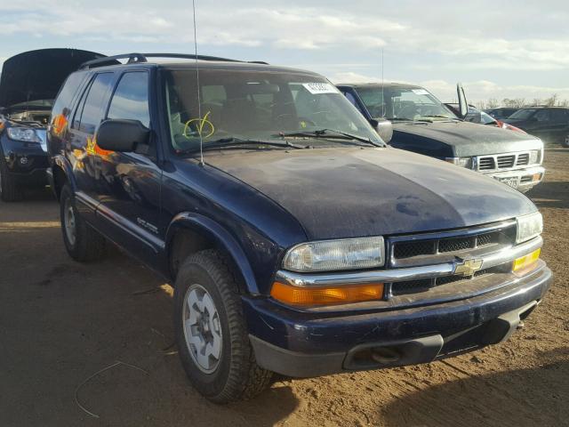 1GNDT13W52K192447 - 2002 CHEVROLET BLAZER BLUE photo 1