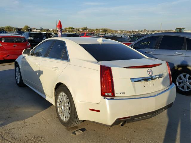 1G6DE5E58D0100988 - 2013 CADILLAC CTS LUXURY CREAM photo 3