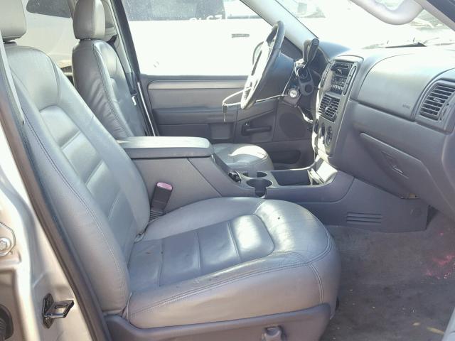 1FMZU63K54ZB18411 - 2004 FORD EXPLORER X SILVER photo 5