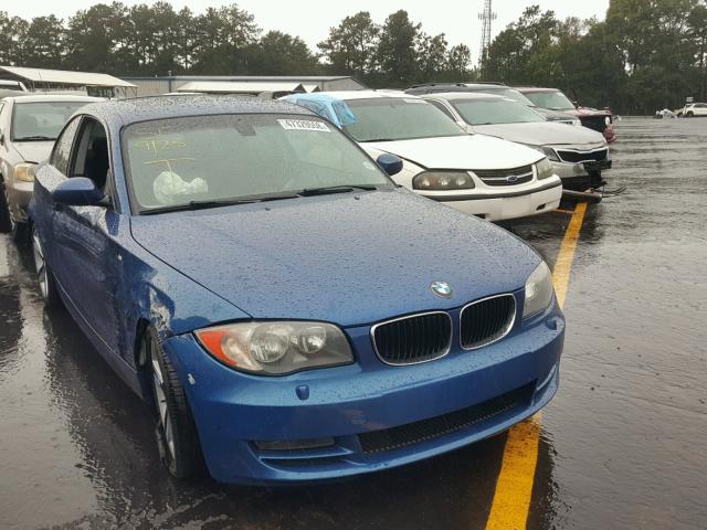 WBAUP73548VF08760 - 2008 BMW 128 I BLUE photo 1