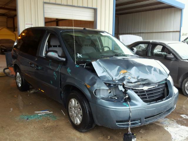 1A4GJ45R87B208033 - 2007 CHRYSLER TOWN & COU BLUE photo 1