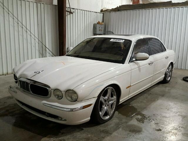 SAJWA79C05SG46278 - 2005 JAGUAR XJ8 L WHITE photo 2