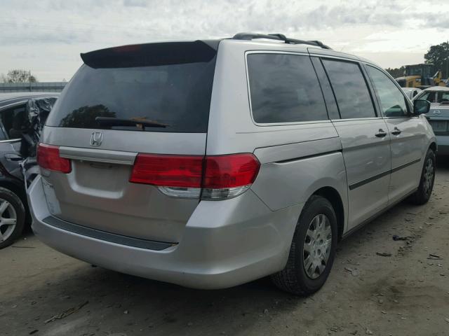 5FNRL38268B092217 - 2008 HONDA ODYSSEY LX BEIGE photo 4