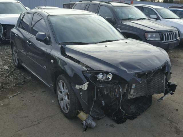 JM1BK343471708894 - 2007 MAZDA 3 HATCHBAC BLACK photo 1