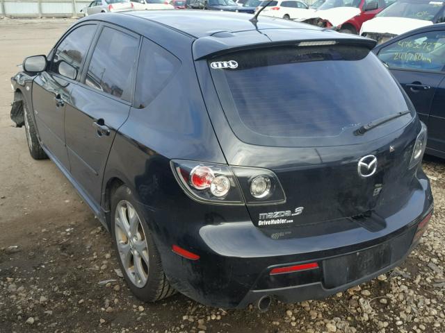 JM1BK343471708894 - 2007 MAZDA 3 HATCHBAC BLACK photo 3