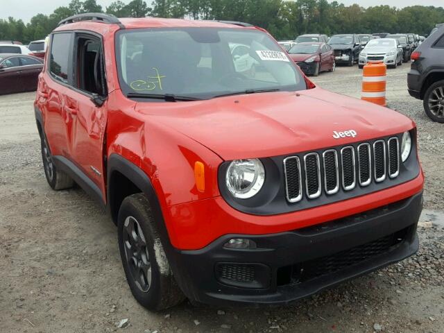 ZACCJBAB8HPE88254 - 2017 JEEP RENEGADE S RED photo 1