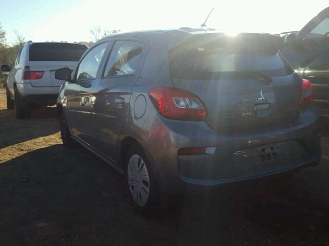 ML32A3HJ9HH001376 - 2017 MITSUBISHI MIRAGE ES GRAY photo 3