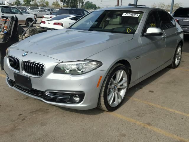 WBAXA5C53ED689884 - 2014 BMW 535 D SILVER photo 2