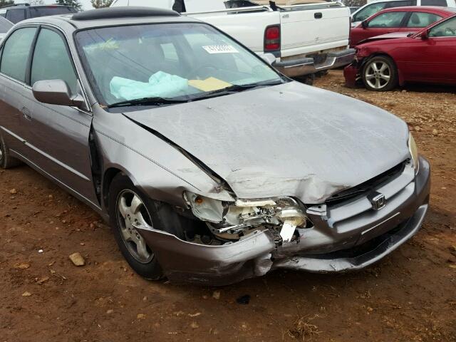 1HGCG5659YA155453 - 2000 HONDA ACCORD EX GRAY photo 9